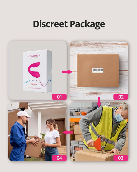 Dolce Bluetooth парный вибратор с приложением и с сильной присоской