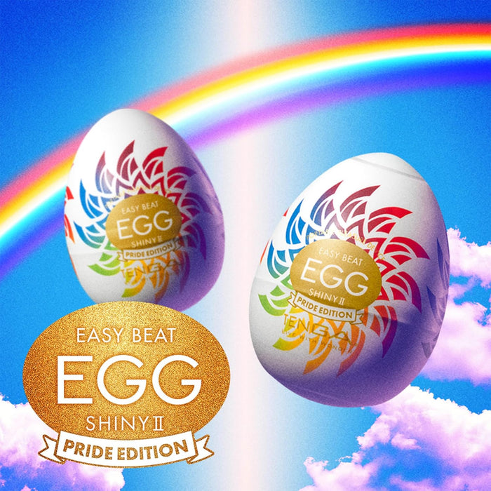 Одноразовый эластичный интимный массажер Egg Pride Hard с сильной присоской