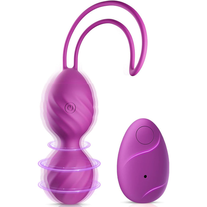 Sieviešu vibratori komplekts ar bezvadu tālvadību un Kegela bumbiņām