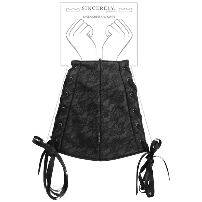 Элегантные кружевные корсетные наручники с сильной присоской