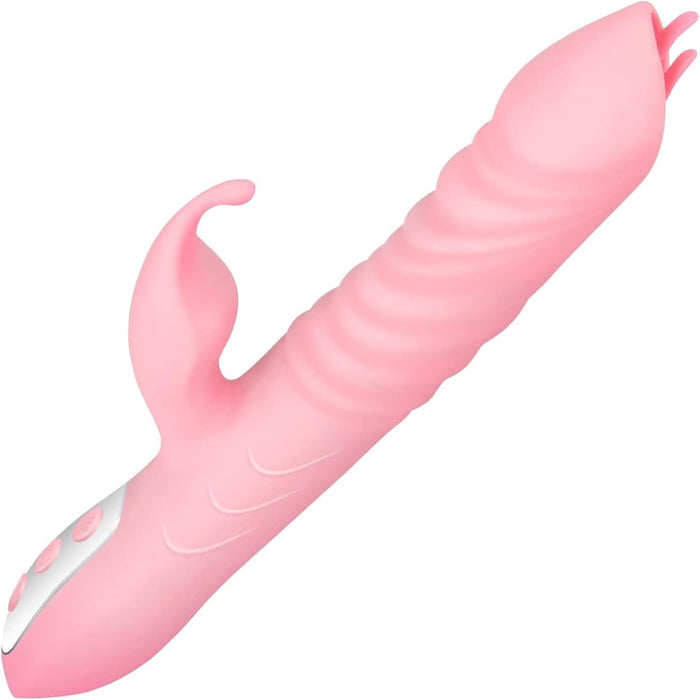 Divpusējs uzlādējams vibrators sievietēm ar G-punkta un anālo masāžu