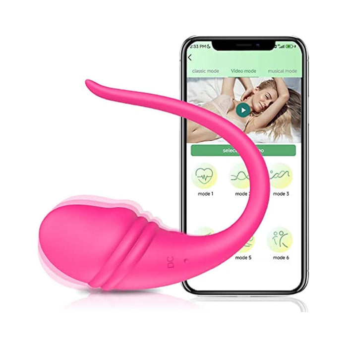Elegants G-spot vibrator pāriem ar attālināto vadību caur lietotni
