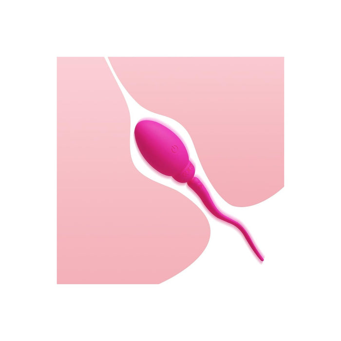 Реалистичный вибратор дильдо в форме сперматозоида с 9 режимами вибрации и сильной присоской