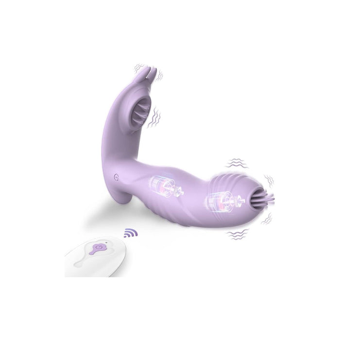 Kompakts G punkta un klitora vibrators ar 10 režīmiem un ūdens izturīgs dizains