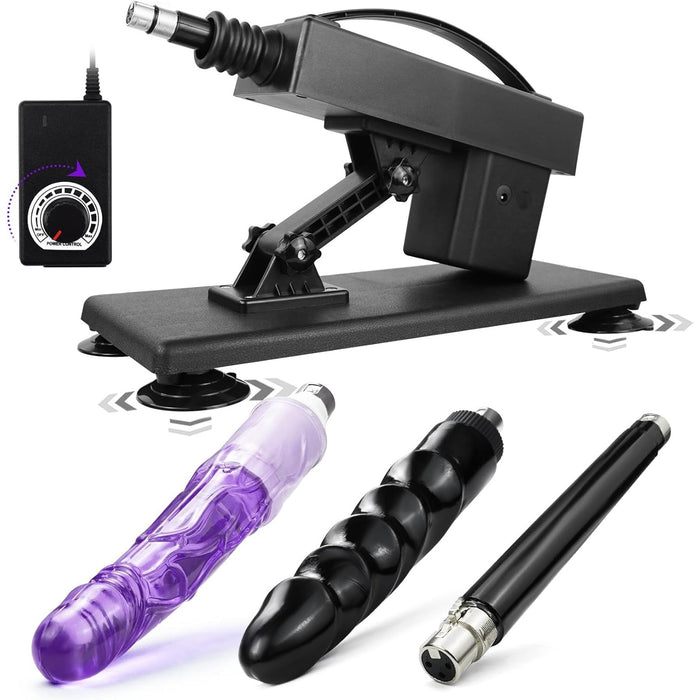 Автоматическая сексмашина для женщин и мужчин с сильной присоской и 400 ударами