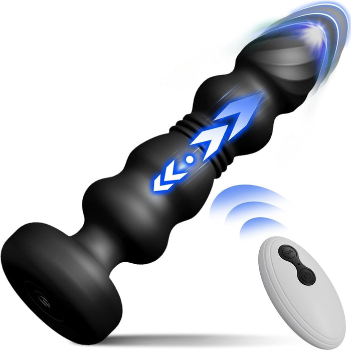 Anālais Vibrators Vīriešiem ar 10 Impulsu un Vibrācijas Režīmiem Prostatā Stimulēšanai