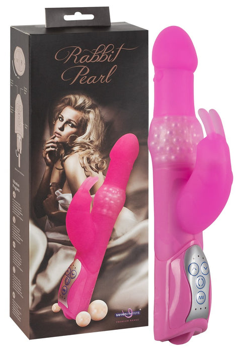 Rabbit Pearl rozā vibrators - zaķis