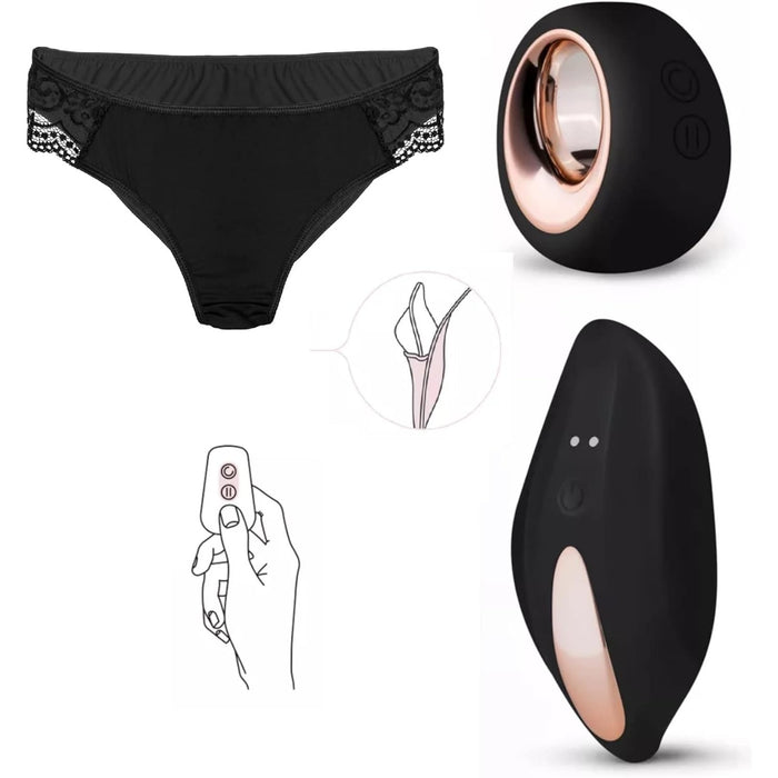 Diskrēts bezvadu klitora stimulators ar tālvadību partneriem un viensētām