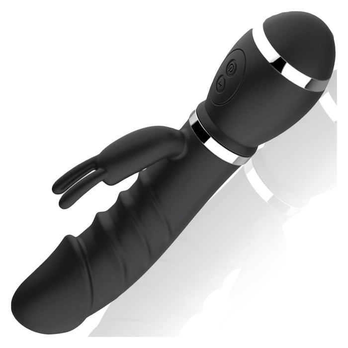 Vibrators 17,5 cm ar 12 vibrāciju režīmiem un diviem stimulācijas punktiem