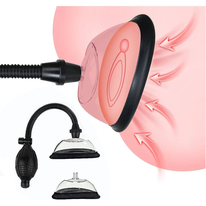 Клиторальный вакуумный насос с сильной присоской для женщин в 2 размерах