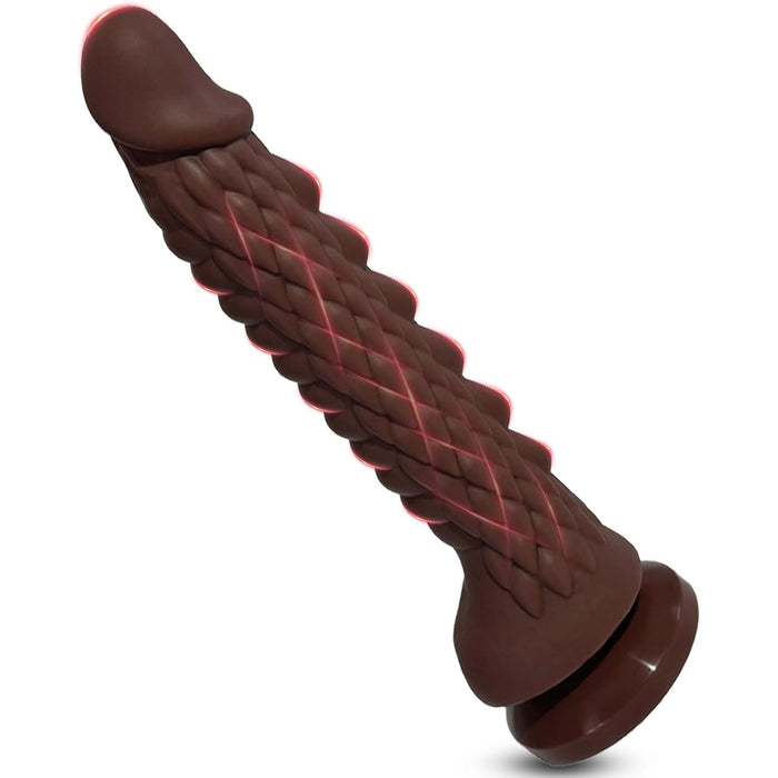 Realistisks 29,5 cm silikona dildo ar spēcīgu piesūcekni XL izmērā