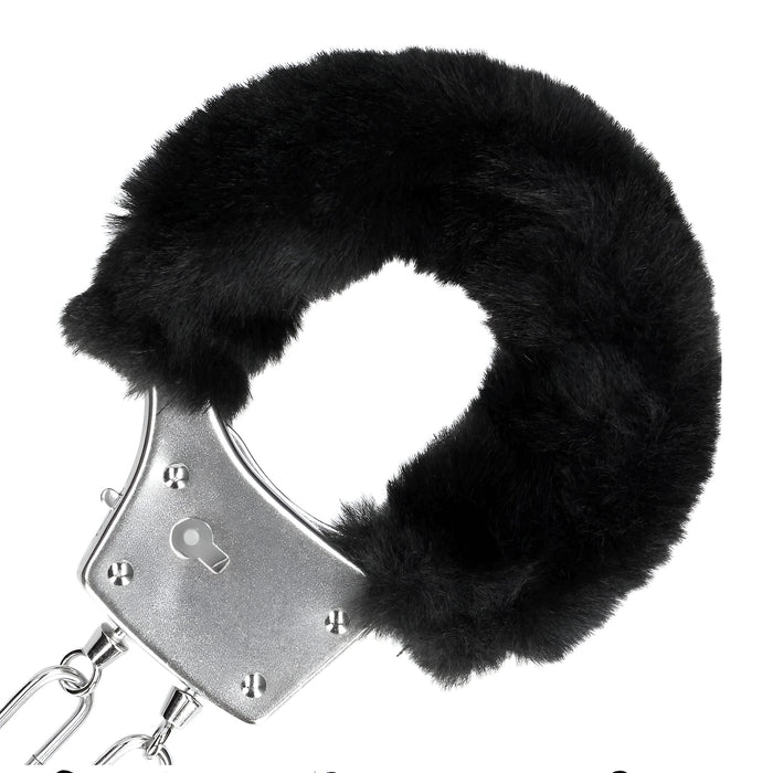 Ouch! melni pūkaini roku dzelži