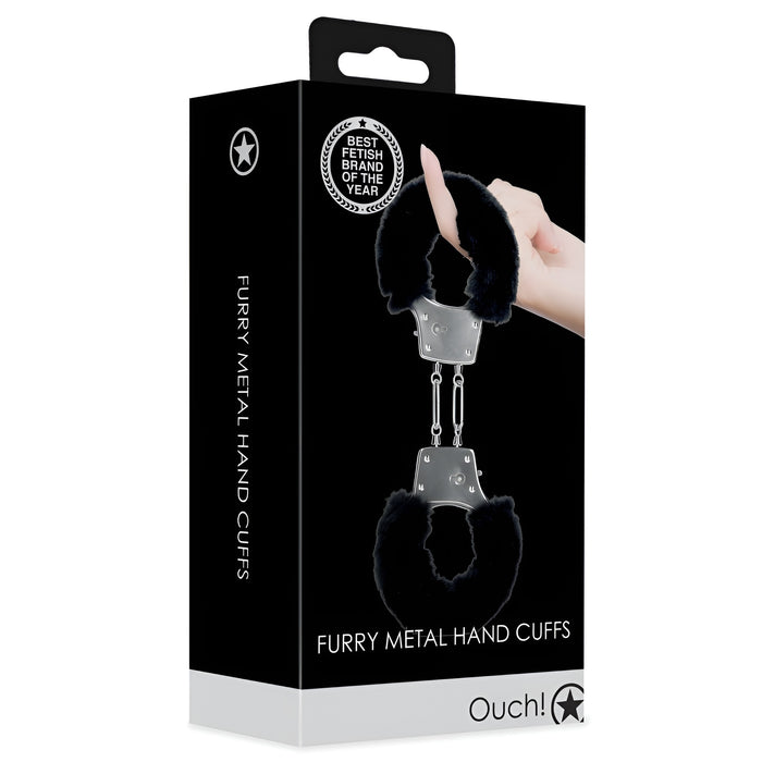 Ouch! melni pūkaini roku dzelži