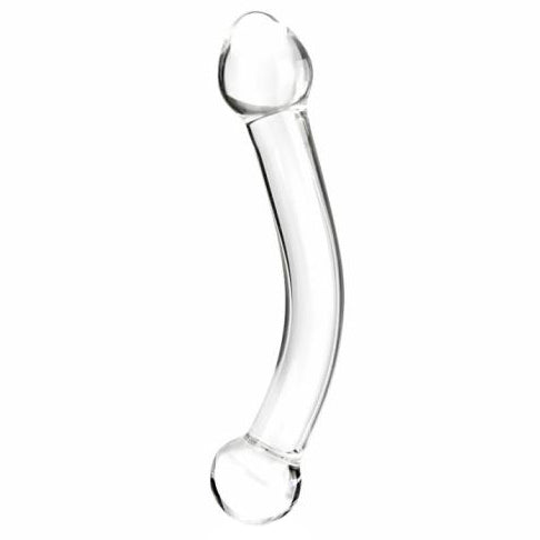 Glas 7in Curved Glass G Spot stikla dzimumlocekļa simulators