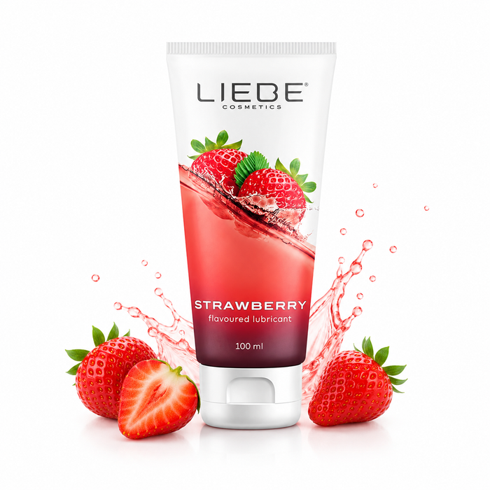 Love Lubricant Strawberry – lubrikants uz ūdens bāzes ar zemeņu garšu, 100 ml