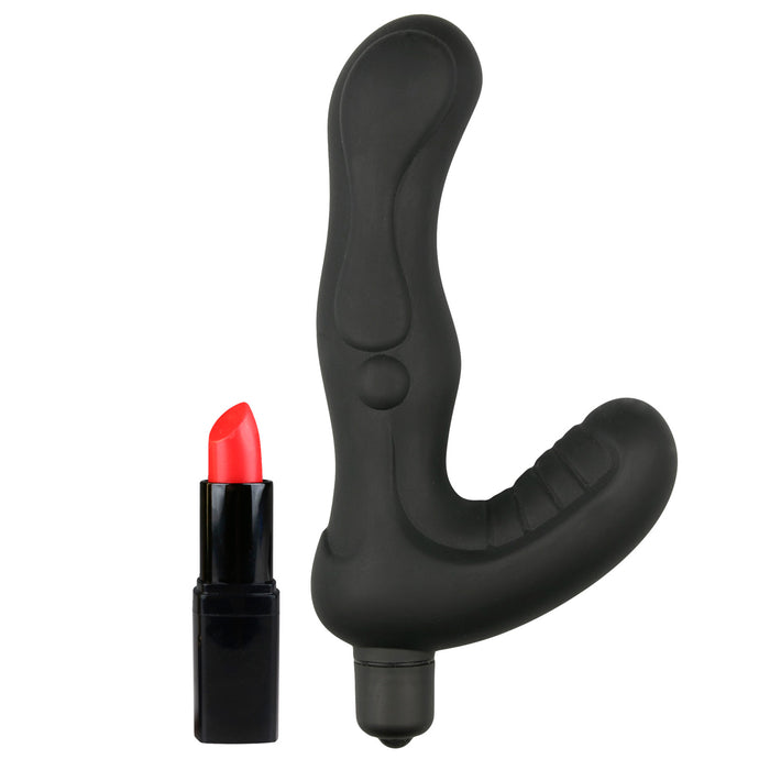 Easytoys Black Silicone vibrējošais prostatas masētājs