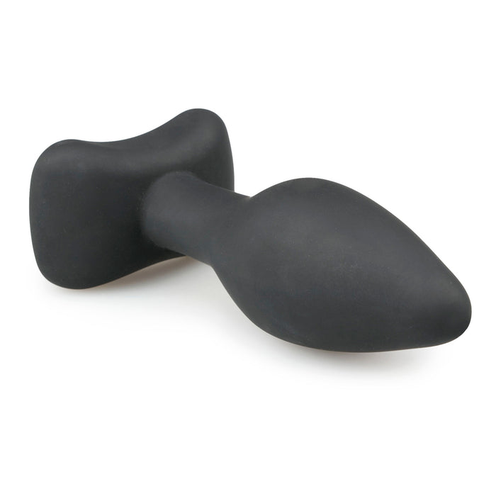 Easytoys  Black Silicone anālais spraudnis, pieejams dažādos izmēros.