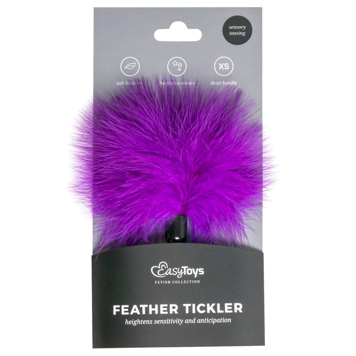 Feather Tickler īsa violeta spalva kutināšanai