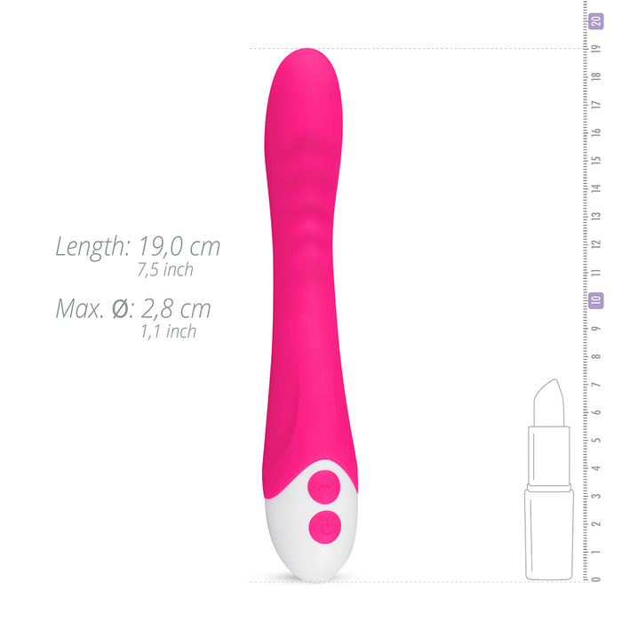 Easytoys Lunar Vibe rozā G punkta vibrators