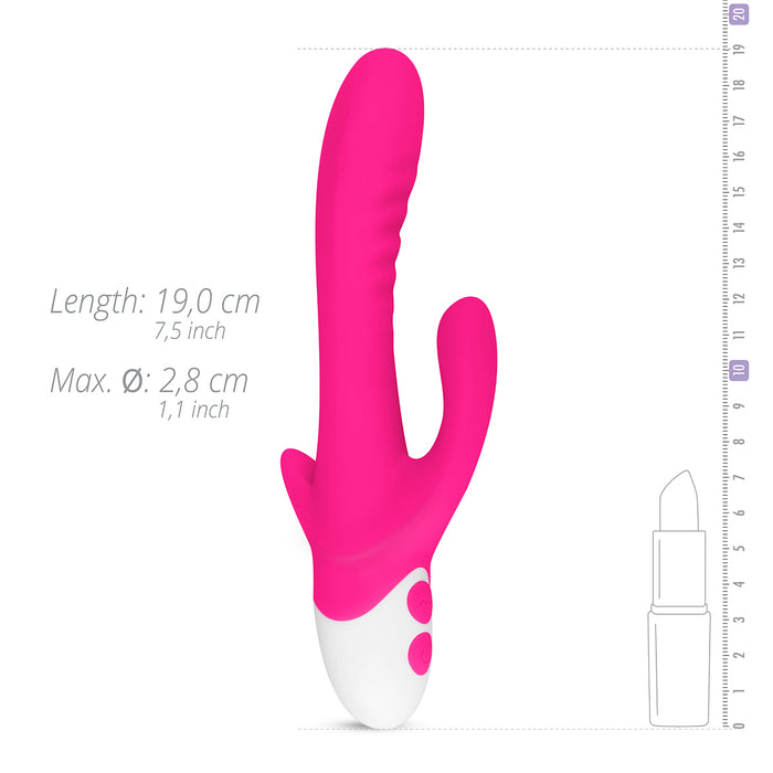 Easytoys Stellar Vibe rozā vibrators - zaķītis