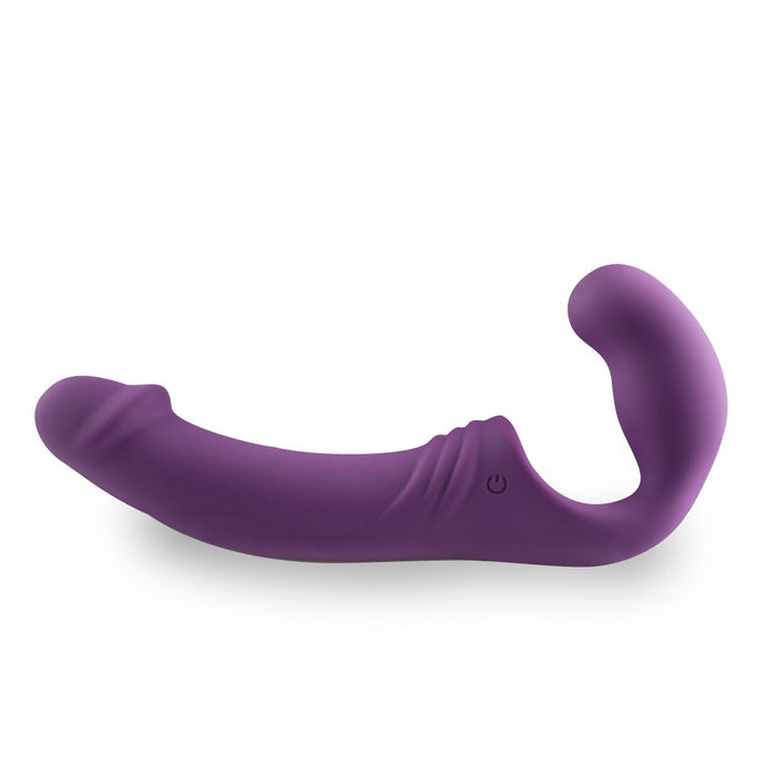 Easytoys bezsiksnu strap-on vibrējošais strapons