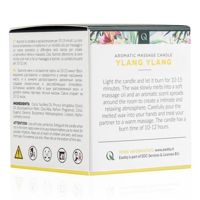 EXOTIQ masāžas svece Ylang Ylang 60g