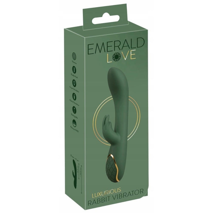 Emerald Love Luxurious Rabbit prabangus vibratorius