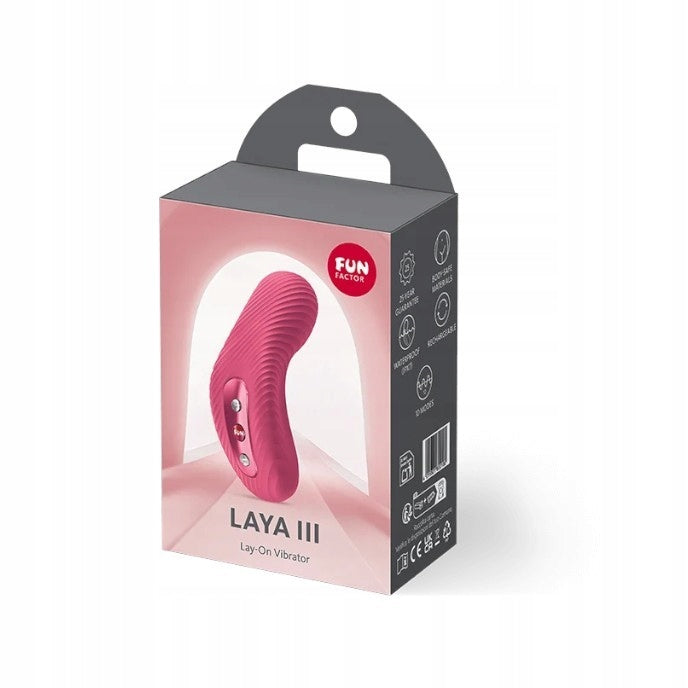 Fun Factory LAYA 3 Intensive – стимулятор клитора, силиконовый, raspberry