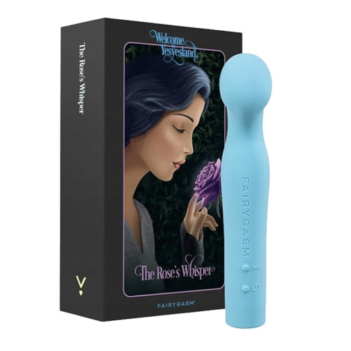 Fairygasm Roseaissance vibratorius „The Rose’s Whisper“, mėlynas