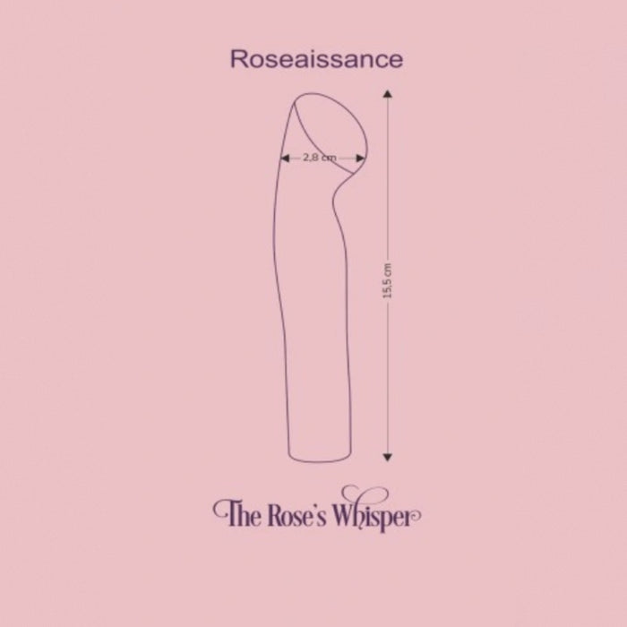 Fairygasm Roseaissance vibratorius „The Rose’s Whisper“ mėlynas