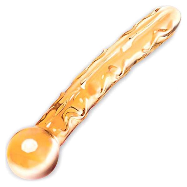 Glas Orange Tickler Dildo stikla dzimumlocekļa simulators