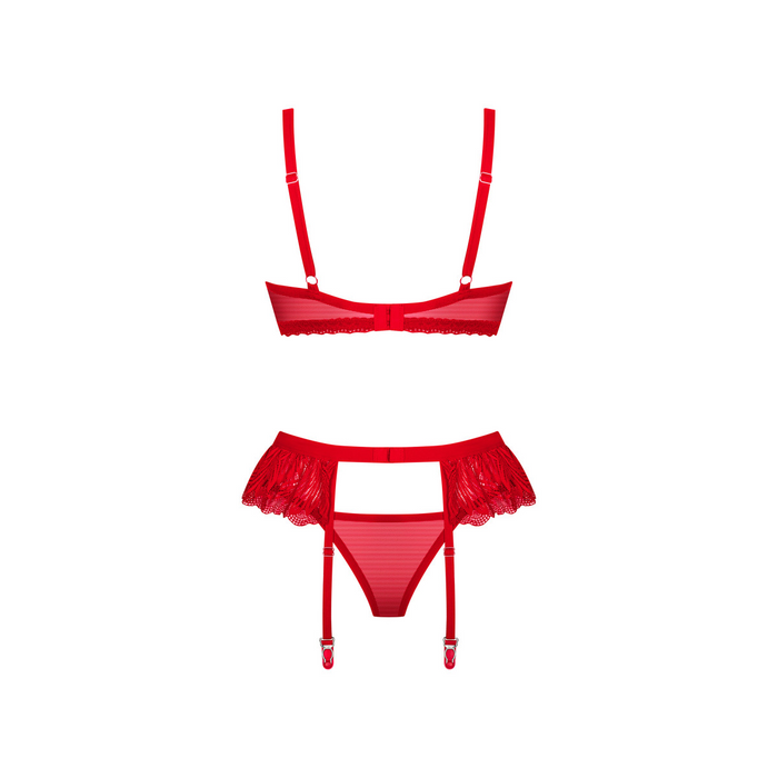 Obsessive komplekts Chilisa 3 daļas, sarkans M/L