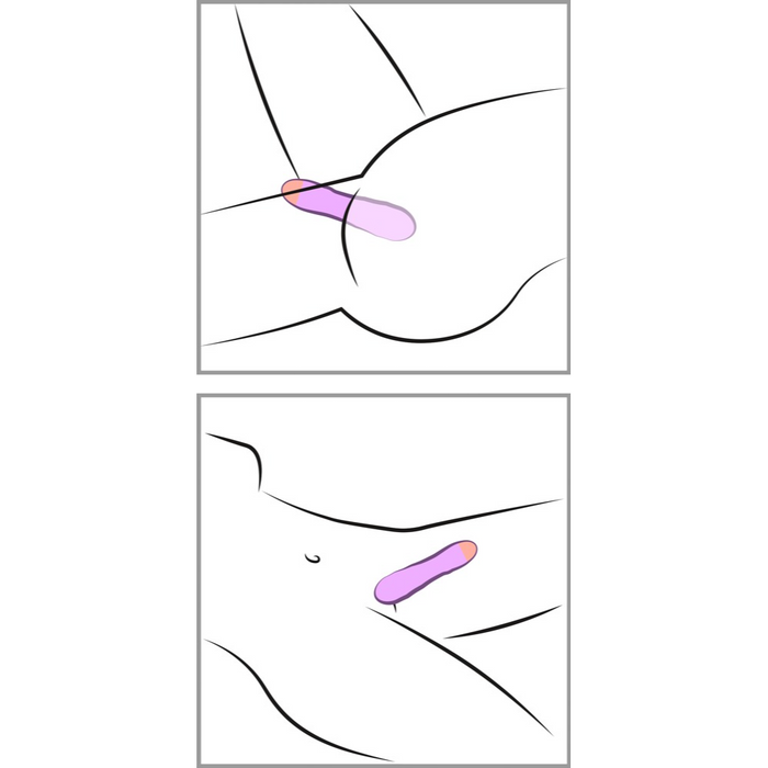 Cuties Mini Vibrator Purple 2.G – Мини-вибратор, 12,5 см