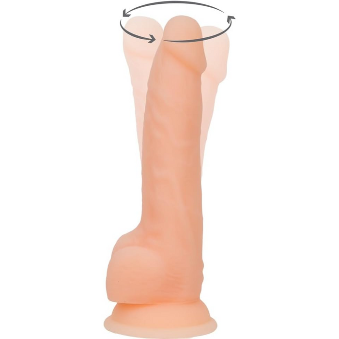 Rotējošs un vibrējošs 8 collu dzimumlocekļa simulators