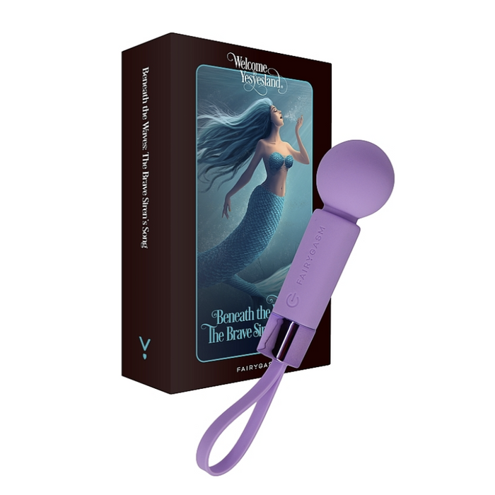 Fairygasm Pearlstasy mini vibrators "Drosmīgās sirēnas dziesma", violets