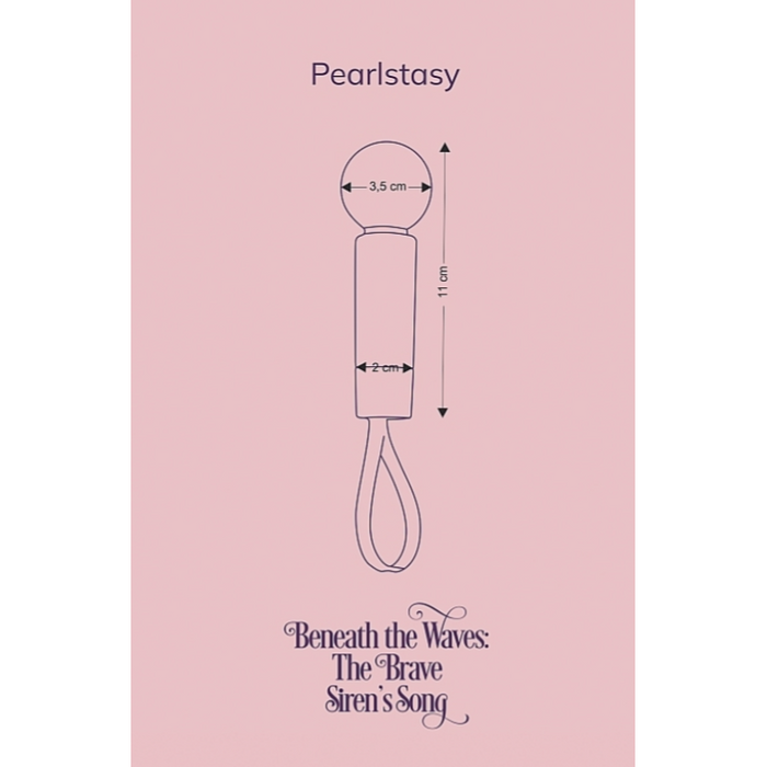 Fairygasm Pearlstasy mini vibrators "Drosmīgās sirēnas dziesma", violets