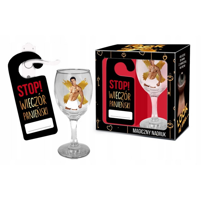 Vecmeitu ballītes glāze ar maģisku attēlu - oriģināla un jautra dāvana topošajai līgavai