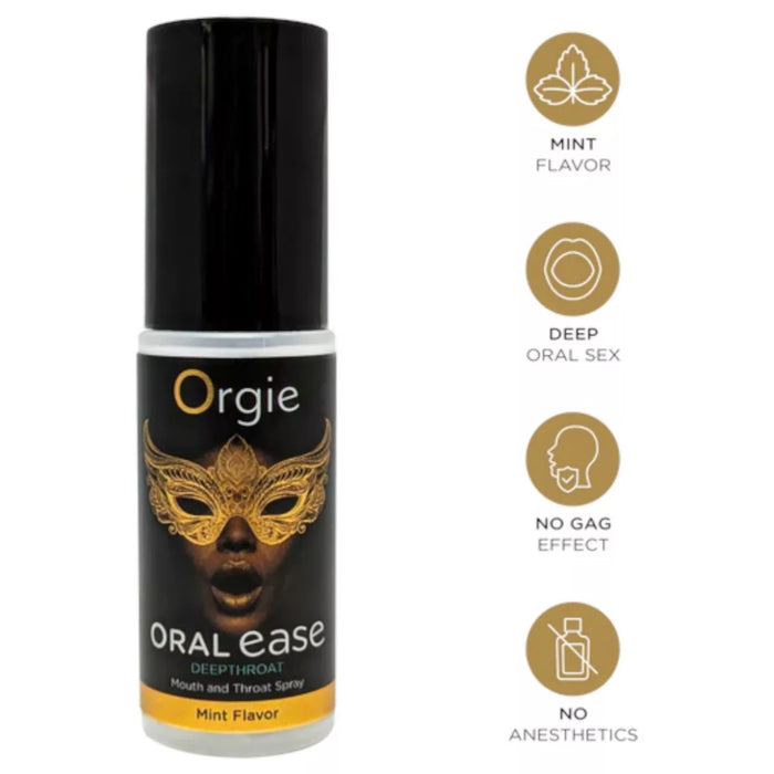Orgie Oral Ease – burnos purškiklis oraliniam seksui, 15 ml