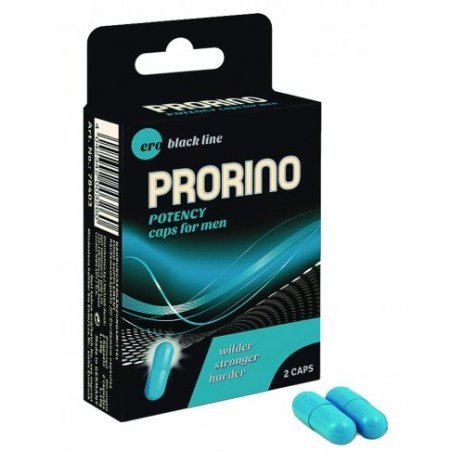 ERO Prorino Potency Caps potenci uzlabojošs uztura bagātinātājs, 2 kap.