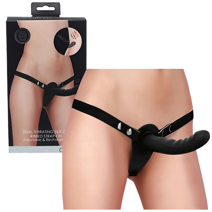 Auč! Vibrējošs ievietojams strapons