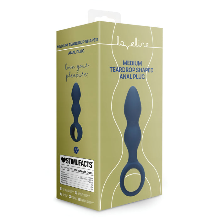 Loveline Baltic Blue M анальная пробка