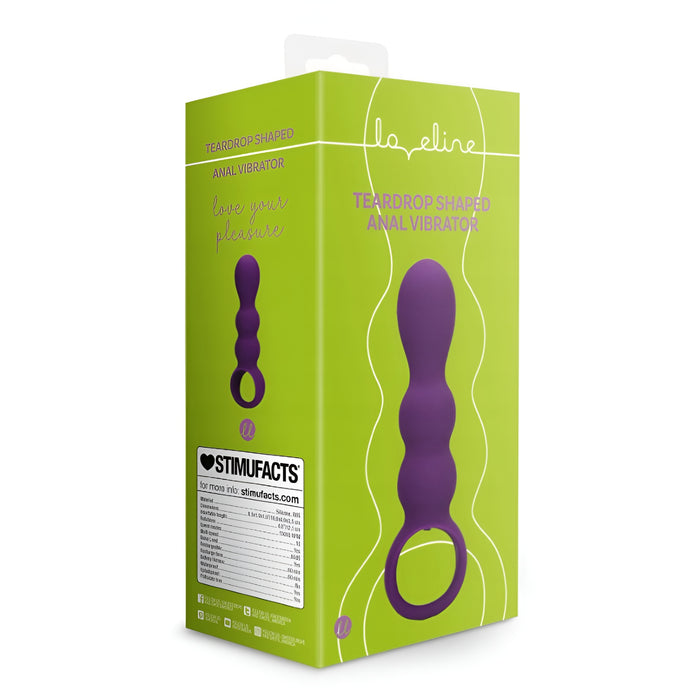 Loveline Teardrop вибрирующий анальный плаг