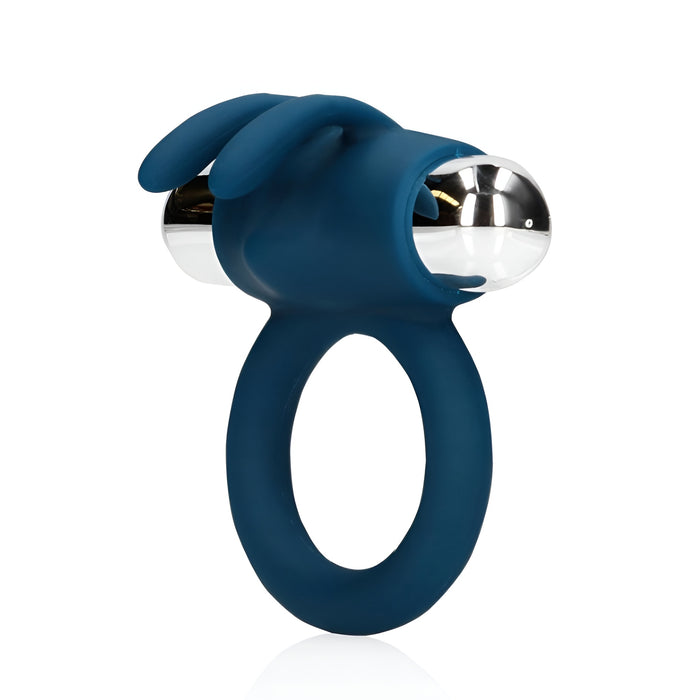 Loveline Rabbit Baltic Blue vibrējošais dzimumlocekļa gredzens
