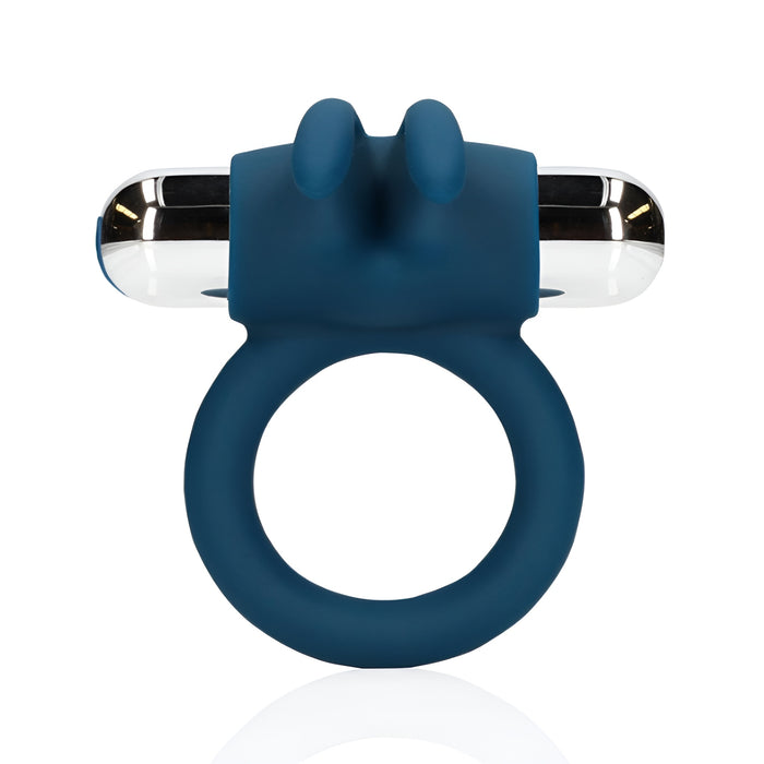 Loveline Rabbit Baltic Blue vibrējošais dzimumlocekļa gredzens
