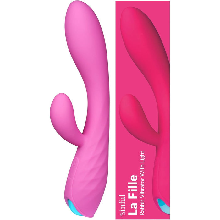 Rabbit vibrators ar klitora un G punkta stimulāciju – uzlādējams un splash-proof