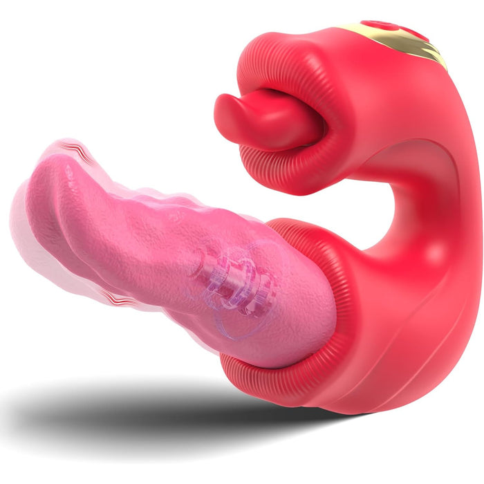 3 в 1 вибратор для женщин с сильной присоской — G-точка и стимулятор клитора