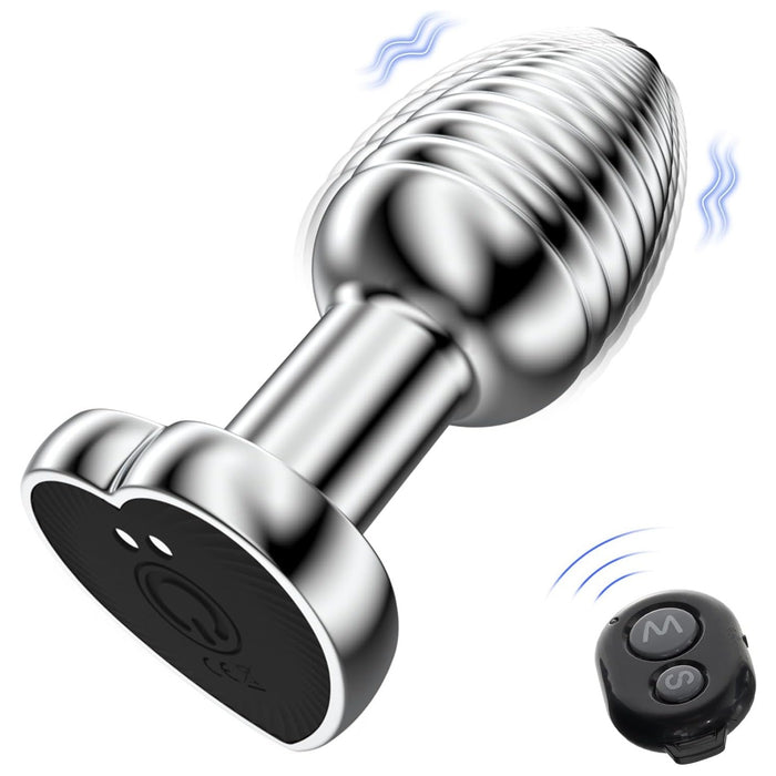 Mazs Anālais Vibrators ar Tālvadību un 10 Vibrācijas Režīmiem Pāriem