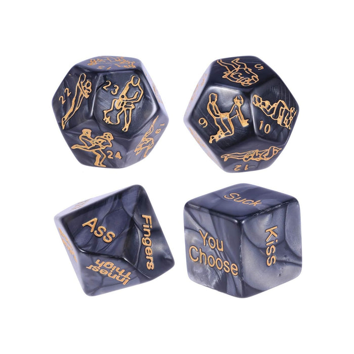 4 Seksīga spēles kauliņu komplekts pāriem – jautras erotiskas spēles