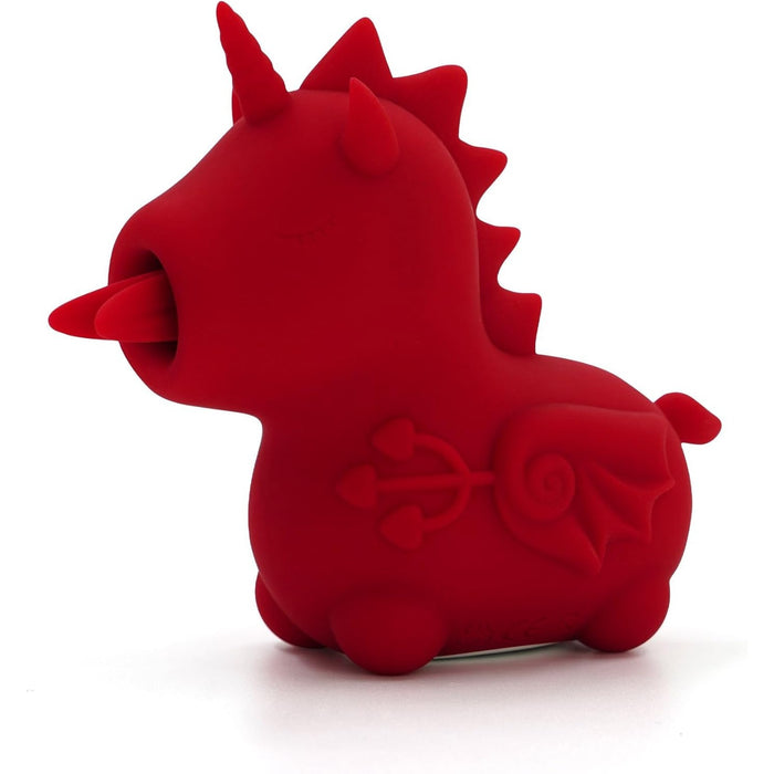 Blaze Diablo Uzliktā vibratora ar dubulto mīksto mēles funkciju un 10 vibrācijas režīmiem