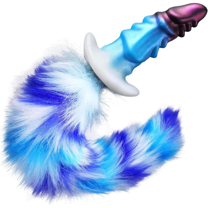 Furry Tail Silikona Anālais Buttplugs ar Maigu Asti Cosplay Spēlēm